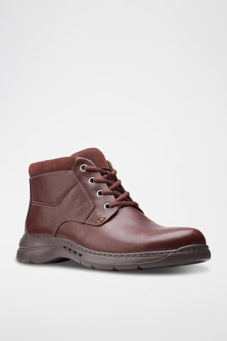 Boots en cuir Un - Marron foncé