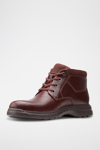 Boots en cuir Un - Marron foncé