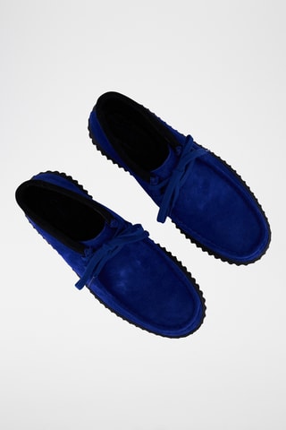 Boots en nubuck Torhill - Bleu électrique