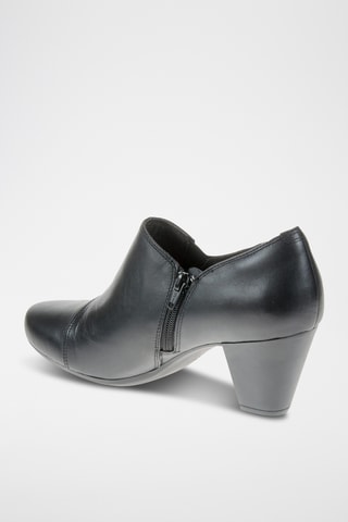 Low boots en cuir Garnit - Noir