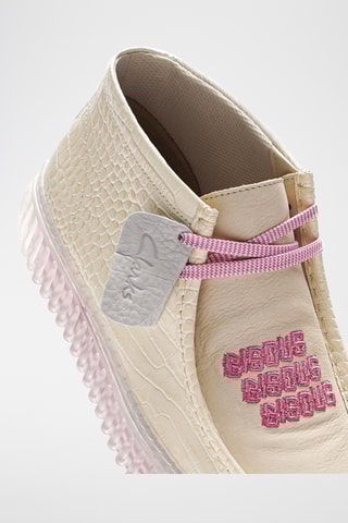 Boots en cuir Torhill - Ecru