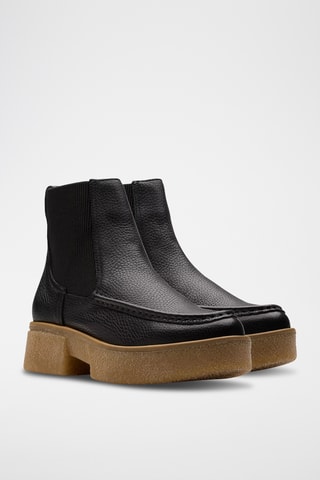 Bottines Chelsea en cuir Linoso Top - Noir