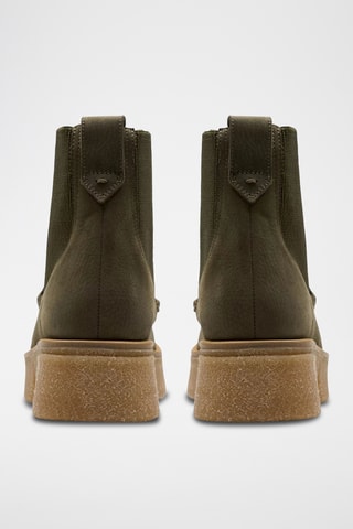 Bottines Chelsea en nubuck Linoso Top - Kaki