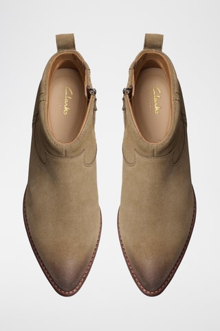 Bottines en nubuck Morzine Sky - Beige