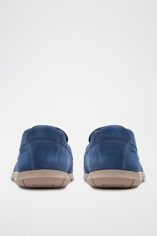 Slip-on en nubuck Flexway - Bleu clair