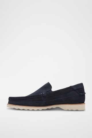 Slip-on en nubuck Durleigh - Bleu marine