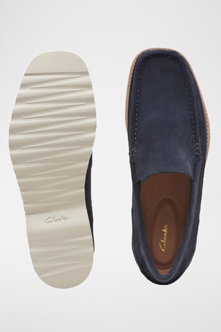 Slip-on en nubuck Durleigh - Bleu marine
