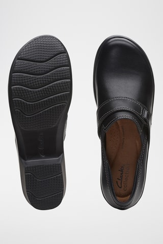 Slip-on en cuir Angie - Noir