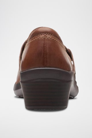 Slip-on en cuir Angie - Marron