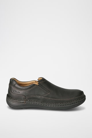 Slip-on en cuir Nature - Noir