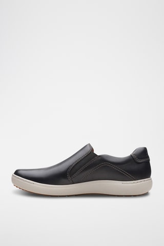 Slip-on en cuir Nalle Stride - Noir