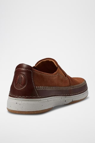 Slip-on en cuir Nature - Marron