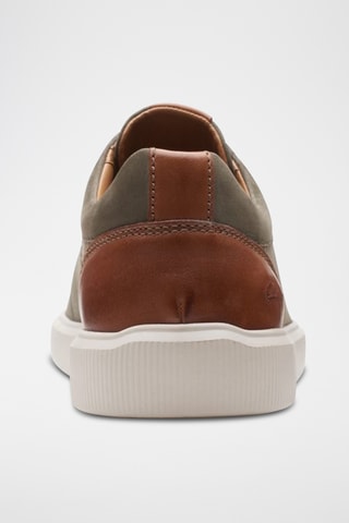 Baskets en nubuck Cambro - Vert olive