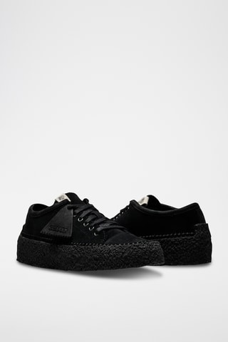 Baskets en cuir Caravan - Noir