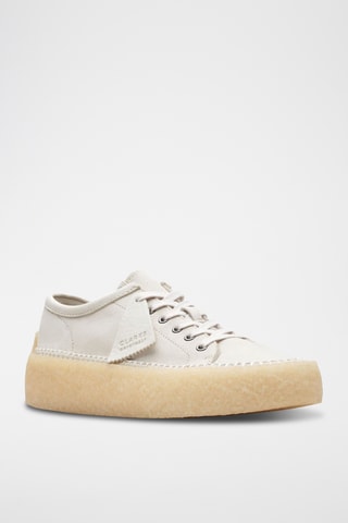 Baskets en cuir Caravan - Blanc