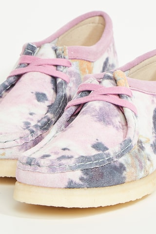 Derbys tie and dye en nubuck Wallabee - Gris