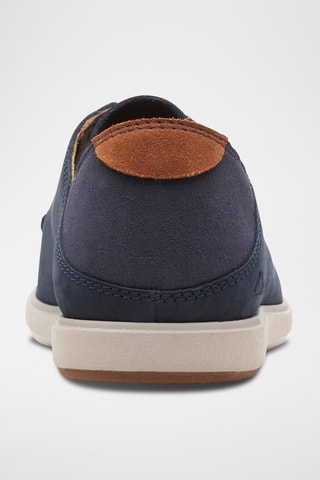 Baskets en nubuck Bratton - Bleu marine