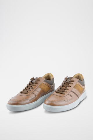 Baskets en cuir Cambro - Marron foncé