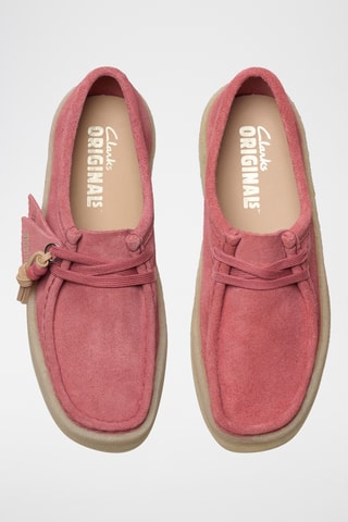 Derbys en nubuck Wallabee - Vieux rose