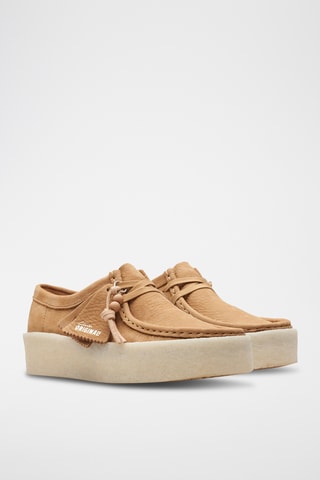 Derbys en nubuck Wallabee - Marron clair