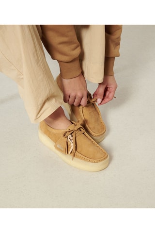 Derbys en nubuck Wallabee - Marron clair