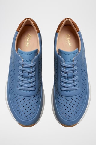 Baskets en nubuck Tivoli Grace - Bleu clair