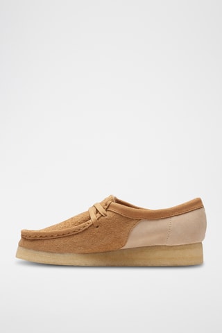 Derbys en nubuck Wallabee - Marron
