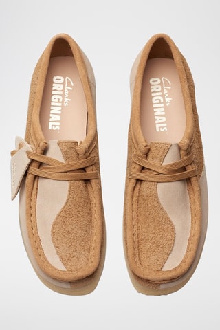 Derbys en nubuck Wallabee - Marron