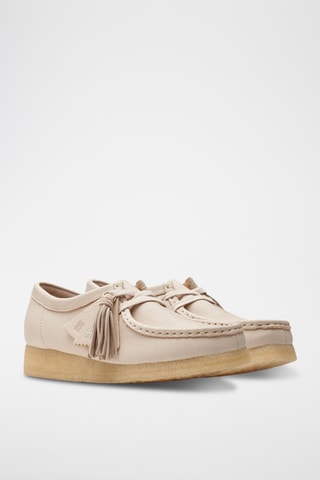 Derbys en cuir Wallabee - Beige