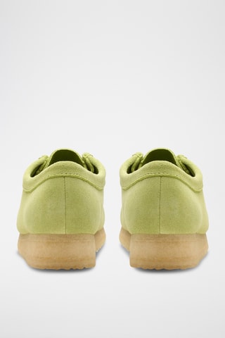 Derbys en nubuck Wallabee - Vert citron