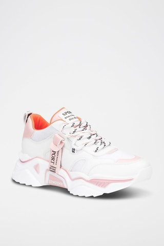Sneakers com plataforma - Branco