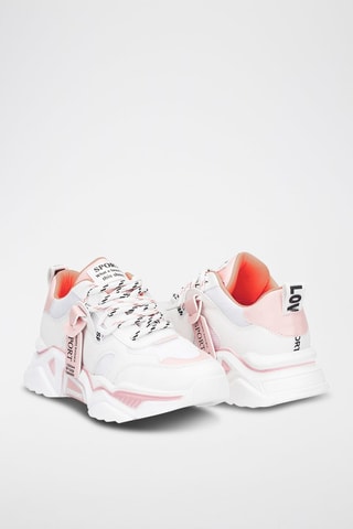 Sneakers com plataforma - Branco