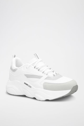Sapatilhas com plataforma - Branco