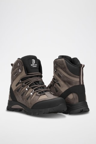 Sapatos de trekking em nobuck - Toupeira e preto