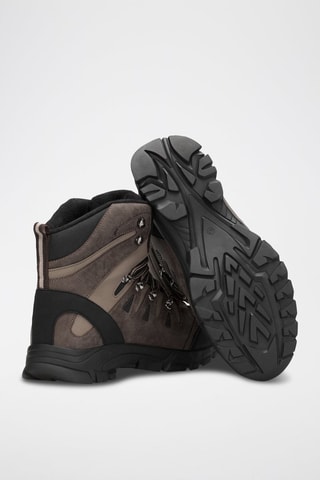Sapatos de trekking em nobuck - Toupeira e preto