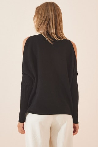 Camisola oversize - Preto