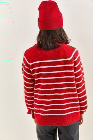 Camisola - Vermelho e branco