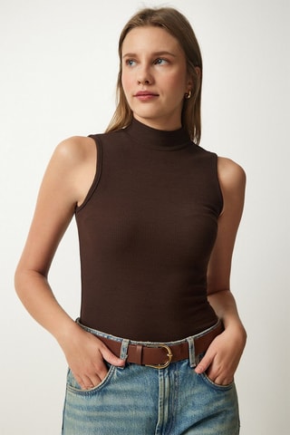Top - Castanho-escuro