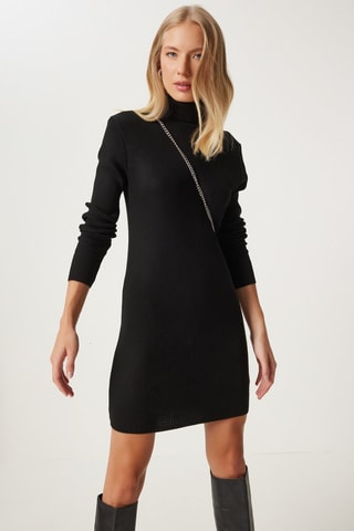 Vestido-camisola - Preto