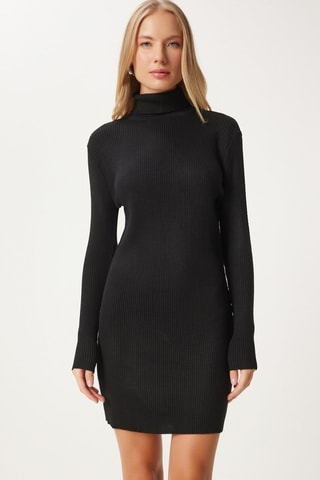 Vestido-camisola - Preto