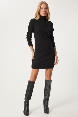 Vestido-camisola - Preto