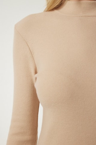 Vestido-camisola - Bege