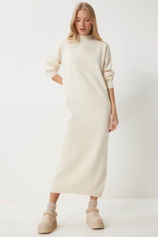 Vestido-camisola - Bege