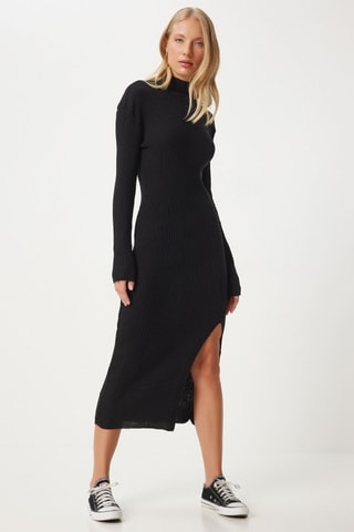 Vestido-camisola - Preto