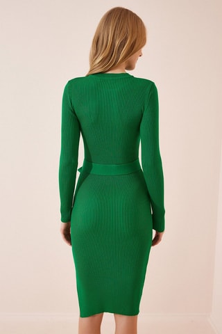 Vestido justo - Verde