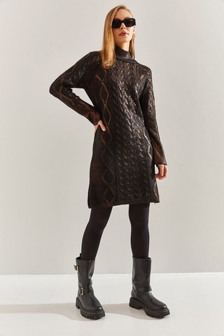 Vestido-camisola - Preto