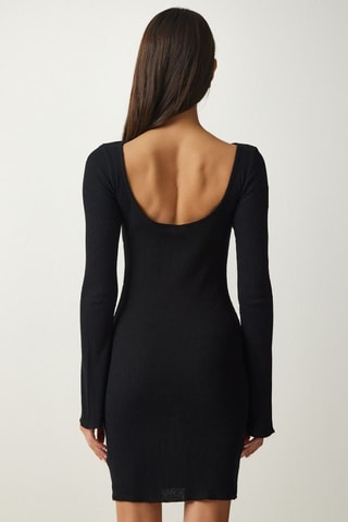 Vestido justo - Preto