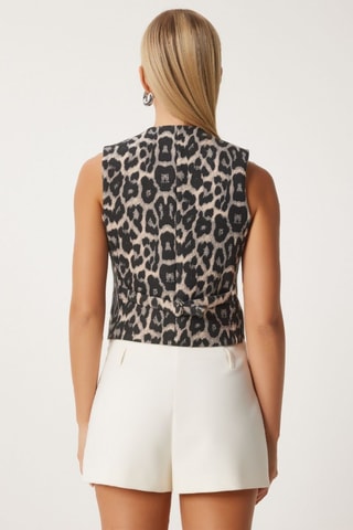 Gilet de costume - Noir et gris
