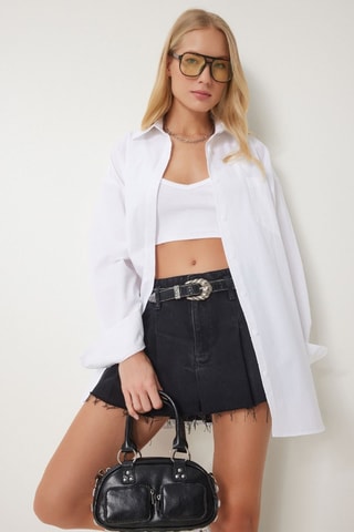 Camisa oversize - Branco