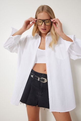 Camisa oversize - Branco